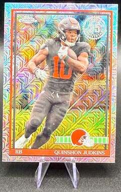 Quinshon Judkins 2026 Topps Flagship Cleveland Browns Mojo Refractor Rookie Card